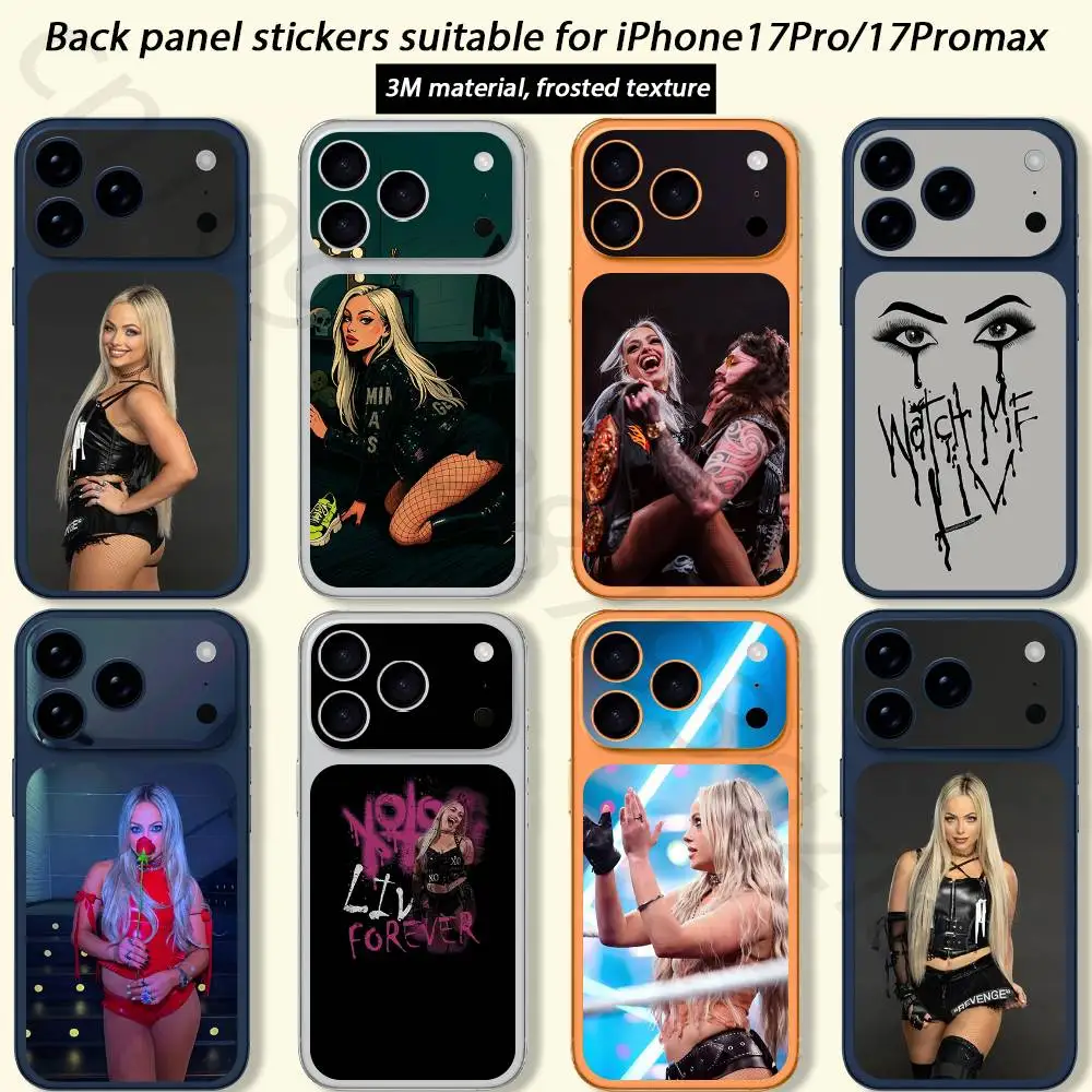 

L-Liv Morgan For iPhone 17 pro Max 17 pro Full Cover Decal Skin Wrap 3D Colorful Rear Protective Sticker Film