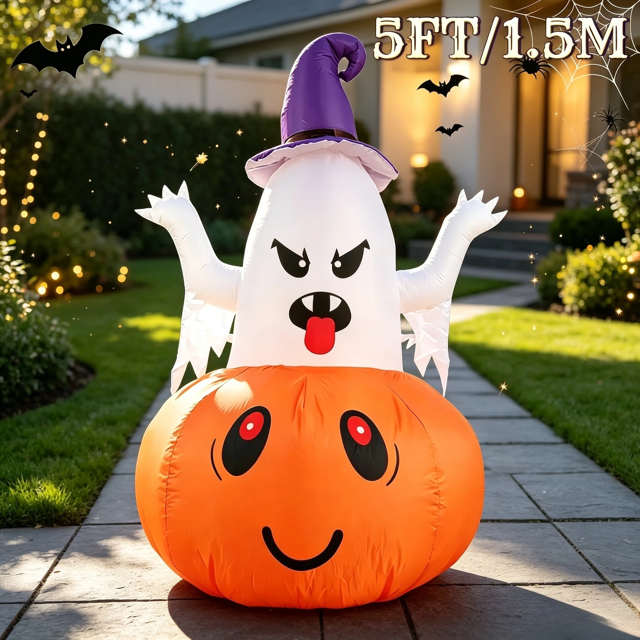 5ft-halloween-blow-up-inflatable-toys-ghost-with-pumpkin-purple-hat-outdoor-yard-garden-lawn-decor-with-led-lights