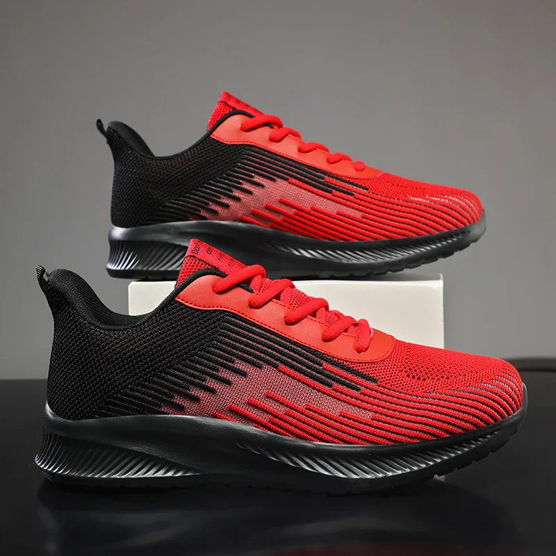 Summer Unisex Hot Running Shoes Men Red Mesh Breathable Cheap Sport Sneakers Womens Plus Size Light Low Trainers Zapatillas 2023