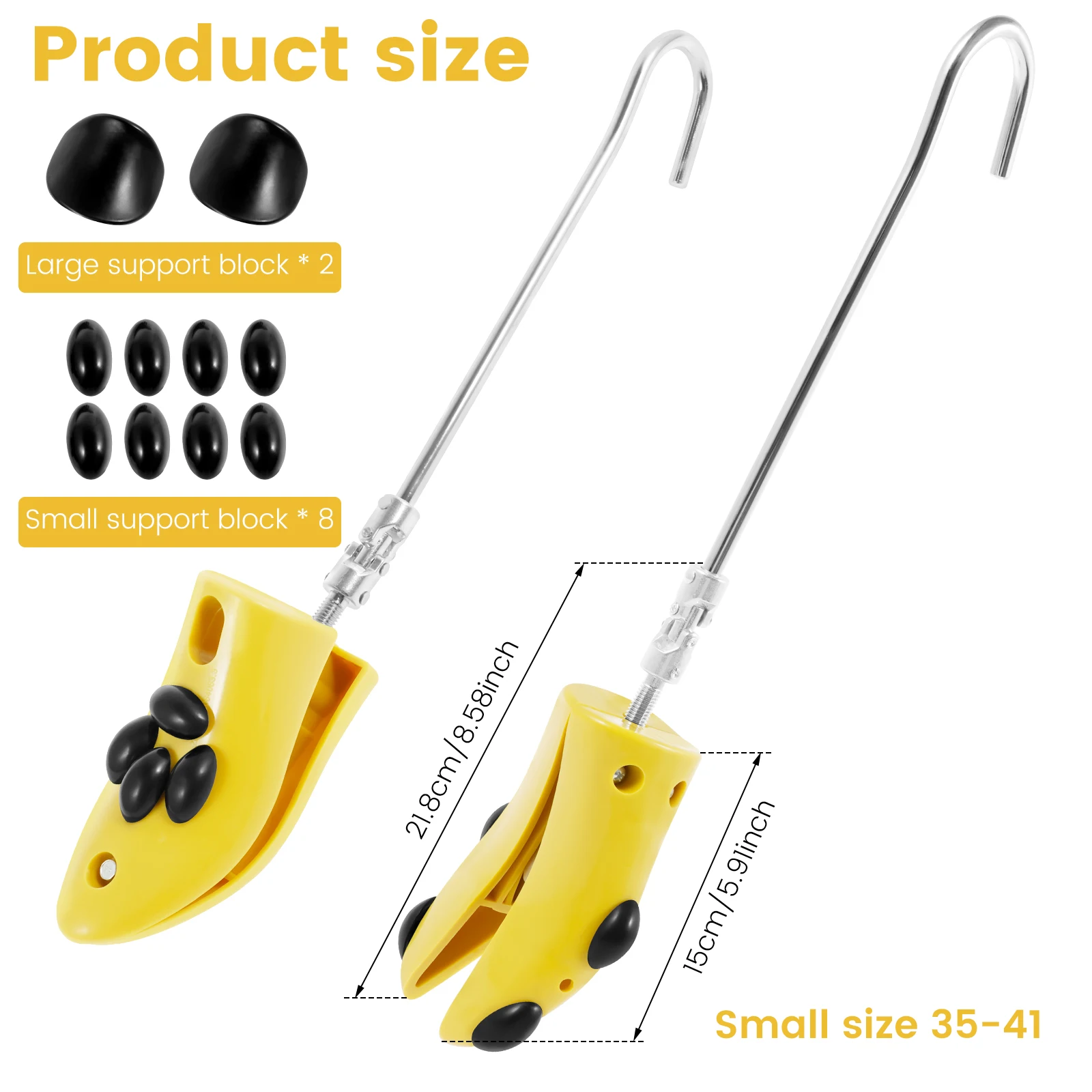 2Pcs Yellow