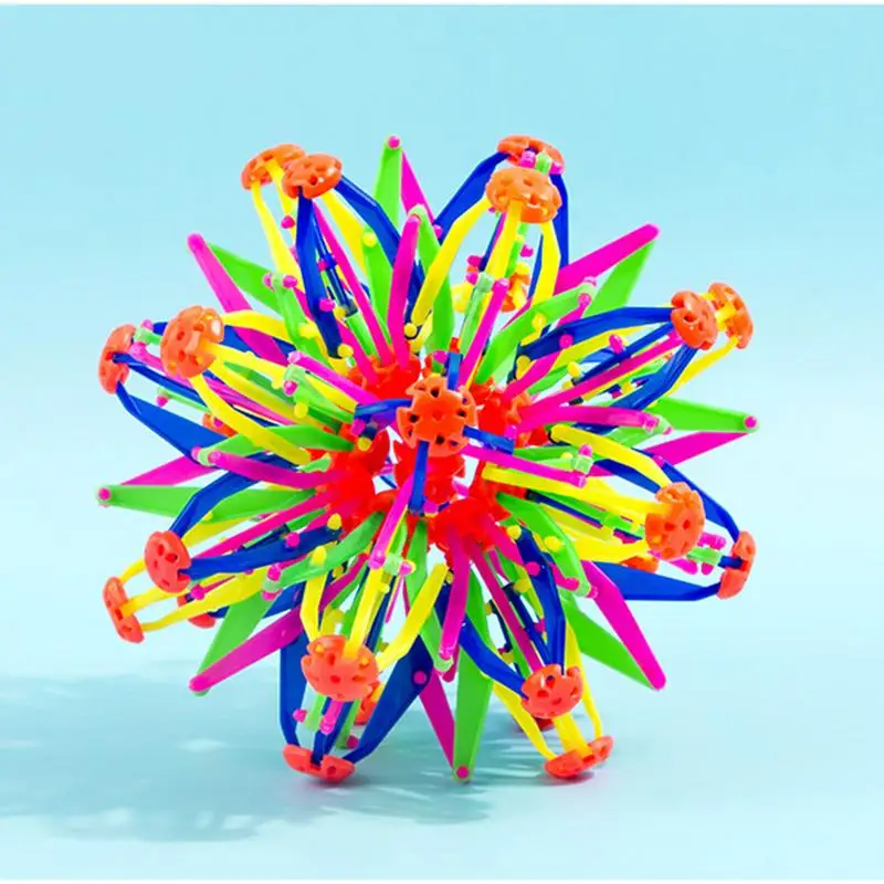 Breathing Ball Toy Sphere For Adult And Kid Luminous Expandable Ball Toy Large With Unique Geometric Shape Hoberman Sphere Glow