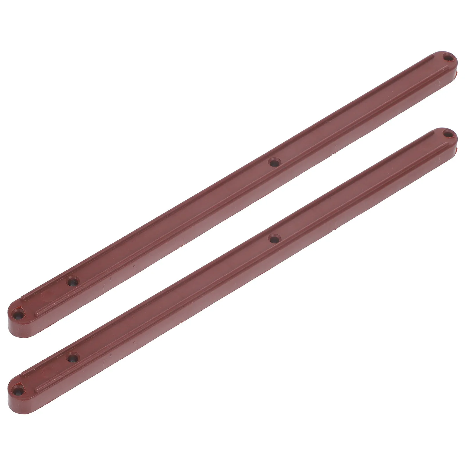 2pcs Drawer Slides Heavy Duty Plastic Bottom Mount Replacement For Wardrobe Kitchen Cabinet Drawer Rails Furniture Slide Tracks