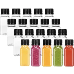 2oz Shot Bottles with Caps,Empty Juice Bottles for Juicing,Reusable Juice Containers for Milk Ginger Shots Drinking Beverages