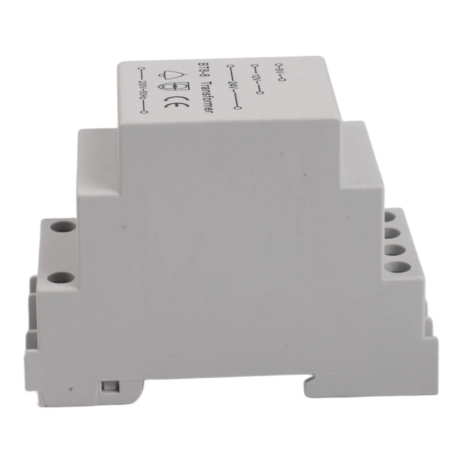 DIN Rail Mounting Transformer 8V 12V 24V Transformer Home Installation PTC Short Circuit Protection Easy Setup Installation