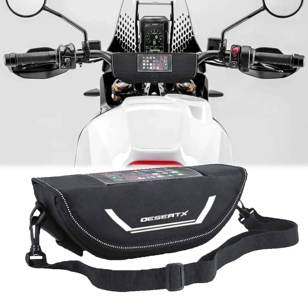 

For Ducati Desert X DesertX 2021 2022 Motorcycle Waterproof And Dustproof Handlebar Storage Bag
