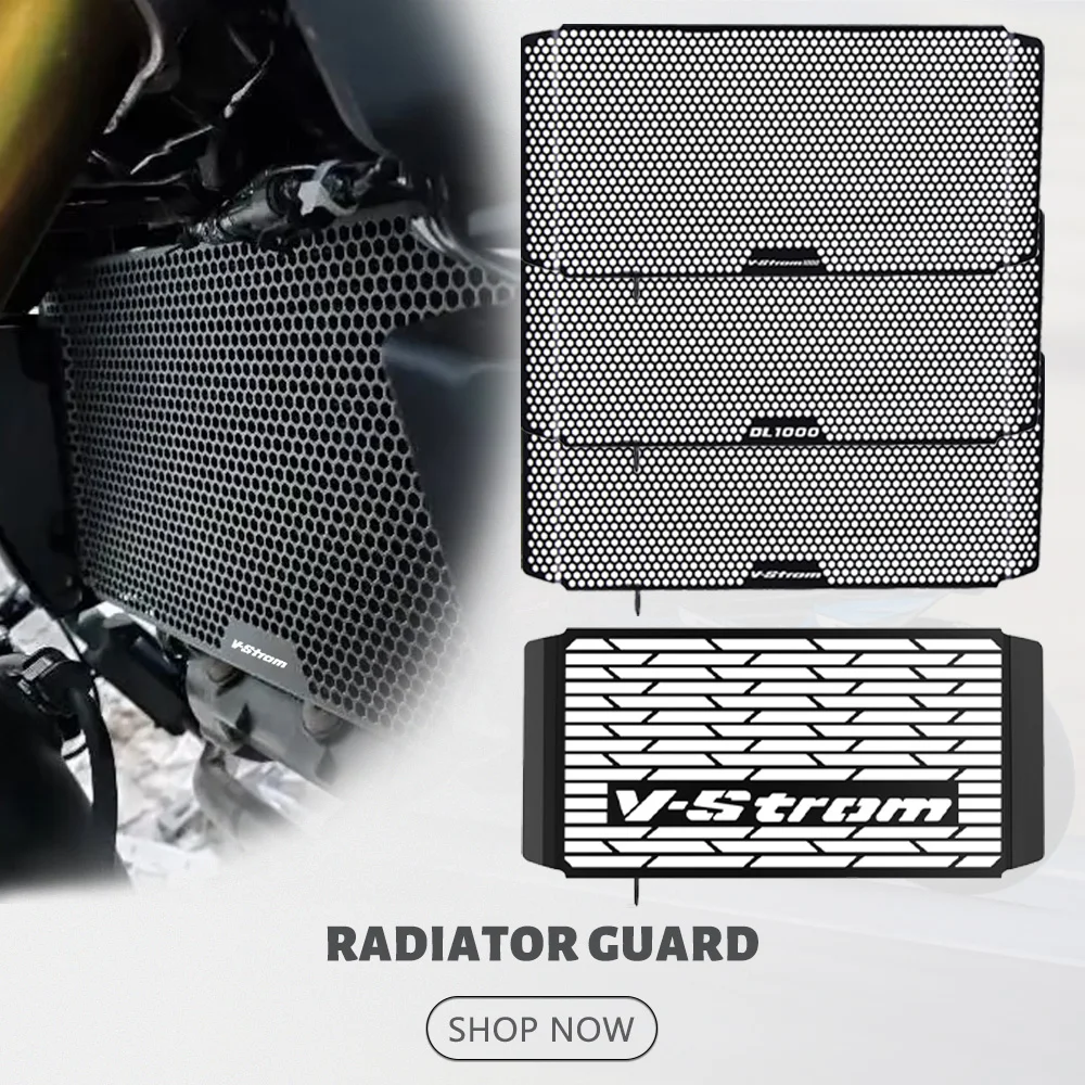 

V-Strom DL1000 Radiator Guard Protection Grille Cover Protector For Suzuki V-Strom DL 1000 2013 2014 2015 2016 2017 2018 2019