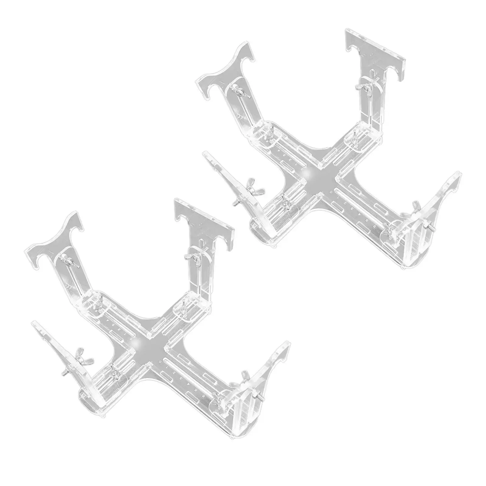 Aircraft Model Spray Painting Rack Portable Clear Airplane Model Display Rack Acrylic for Living Room Home Dorm Office Adults