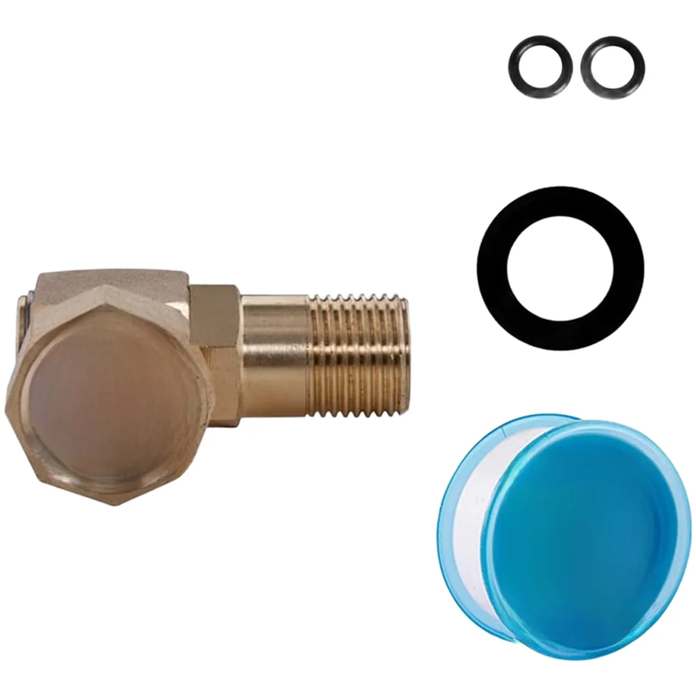 1 2 Inch Garden Hose Rotary Joint Brass Hose Fitting Replacement Rotating Elbow Fitting Standard Male Fittings