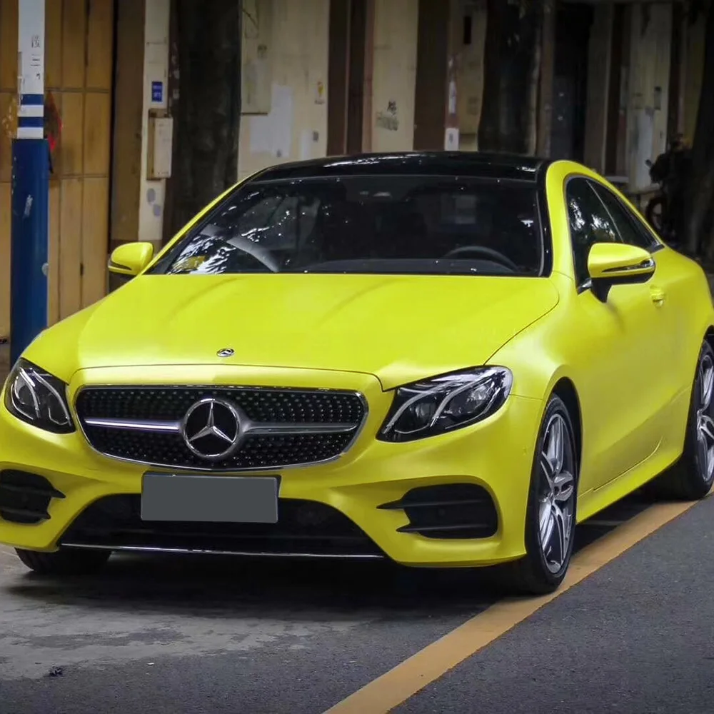 

Ice Film Neon Yellow 20"x 30ft Car Wrap Vinyl Covering Film Sticker Decal Roll Sheet with Air Bubble Free Foil