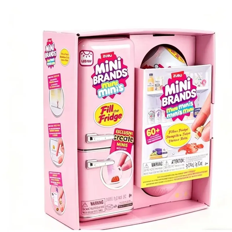 ZURU Original Fill The Fridge Mini Refrigerator Set Mini Brands Ball Series Blind Box Mystery Box Play House Toy Decor Gifts . view 6
