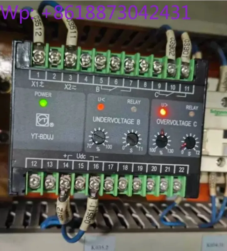 Shanghai Yitai DC voltage relay YT-BDUJ new model, replace the old model/directly set the parameters to 24V