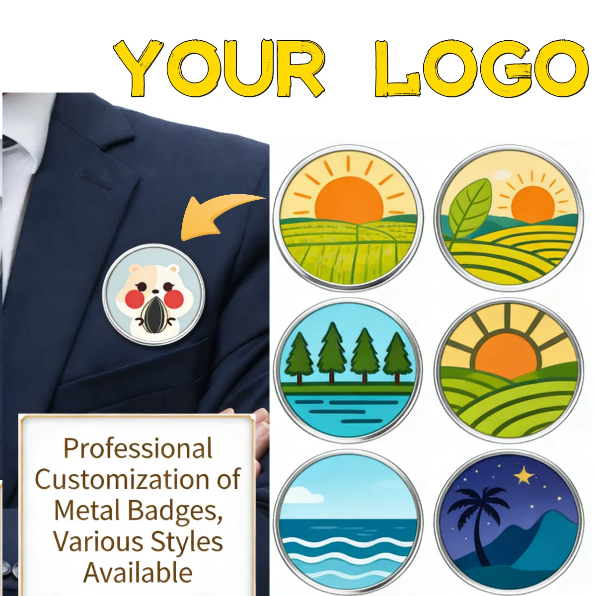 Pins Personalizados com Logoti - Embroidery Texture avaliação e preço