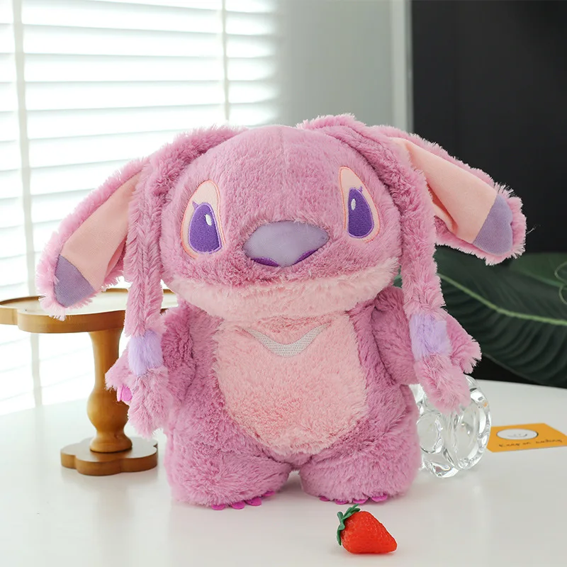 Cartoon Lilo& Stitch Angel Lotso Cute Plush Hand Warm Bottle Hot Water New Bottles Winter Girl Hot-Water Bag Kids Plush Toy Gift