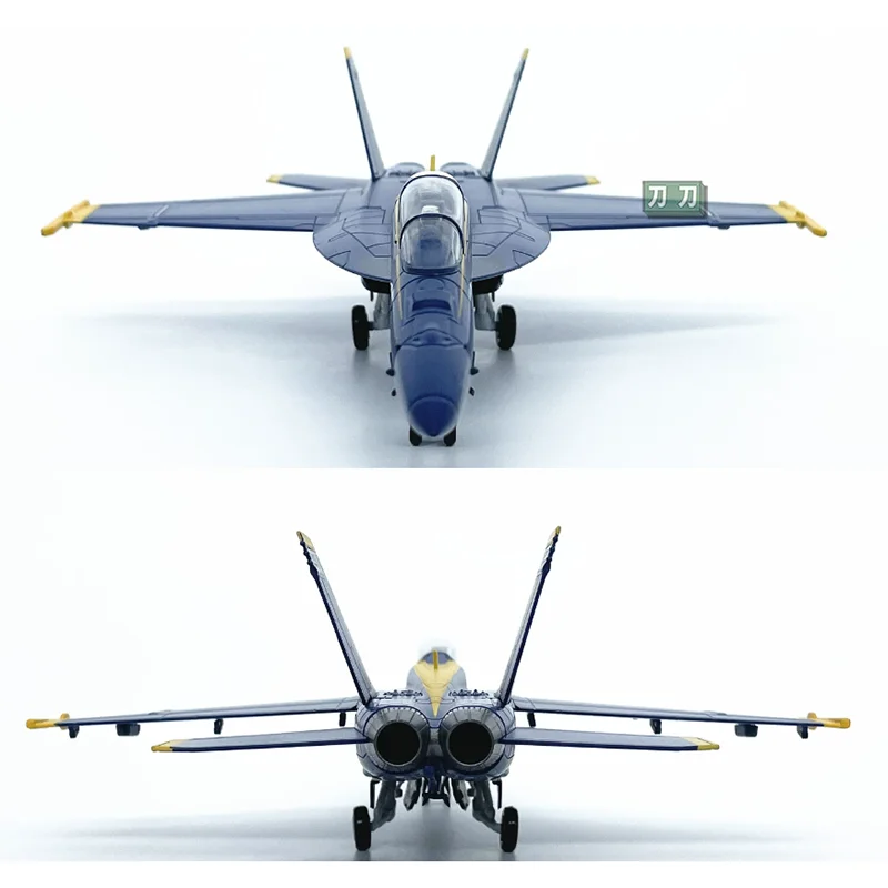 WLTK 1/72 Scale US F/A-18F Fighter Jet Blue Angels Performance Team Die-cast Alloy Aircraft Model Collectible Decorative Item