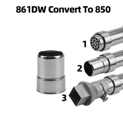 861DW 856AE la pistola ad aria calda converti in 850 l'adattatore dell'ugello dell'aria può essere installato con un diametro dell'ugello dell'aria della serie 850