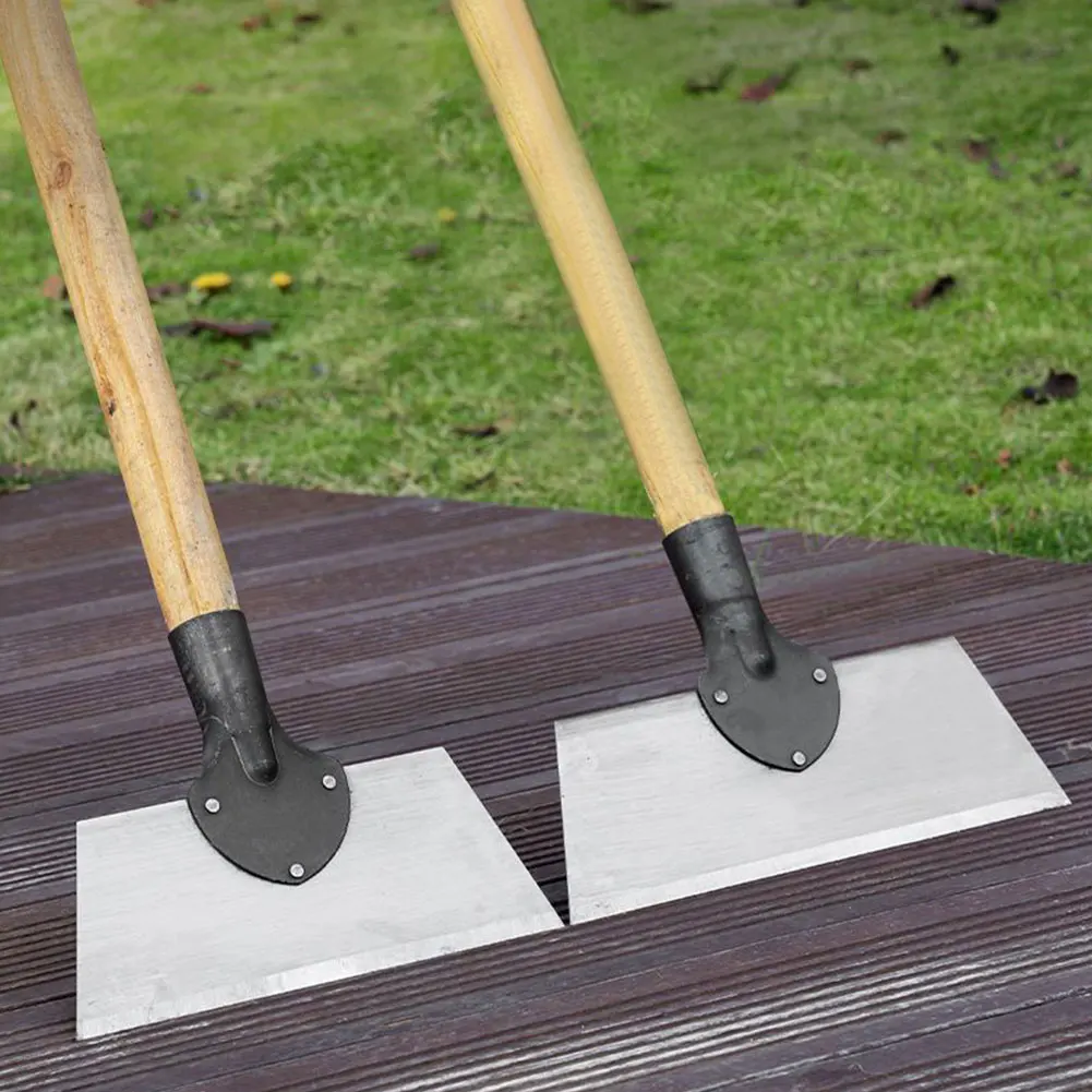 Multifunctional Outdoor Garden Cleaning Shovel 18/25/30cm Steel Flat Shovel Ice Shovel Weeding Planting Farm Weeding Tools