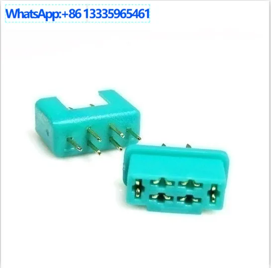 

30Pcs MPX male and female plug power supply battery model accessories model aircraft high current green hexagonal plug manufactu