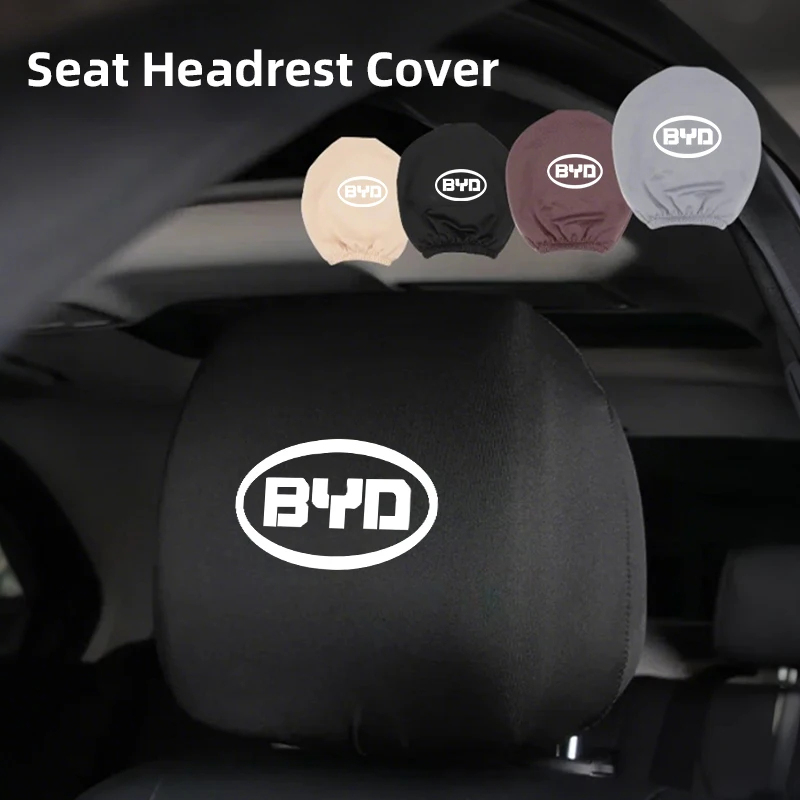 Dustproof Car Headrest Cover Universal Protective Cover Accessories For BYD M6 G3 G5 T3 13 F3 F0 S6 S7 E5 E6 Tang Song