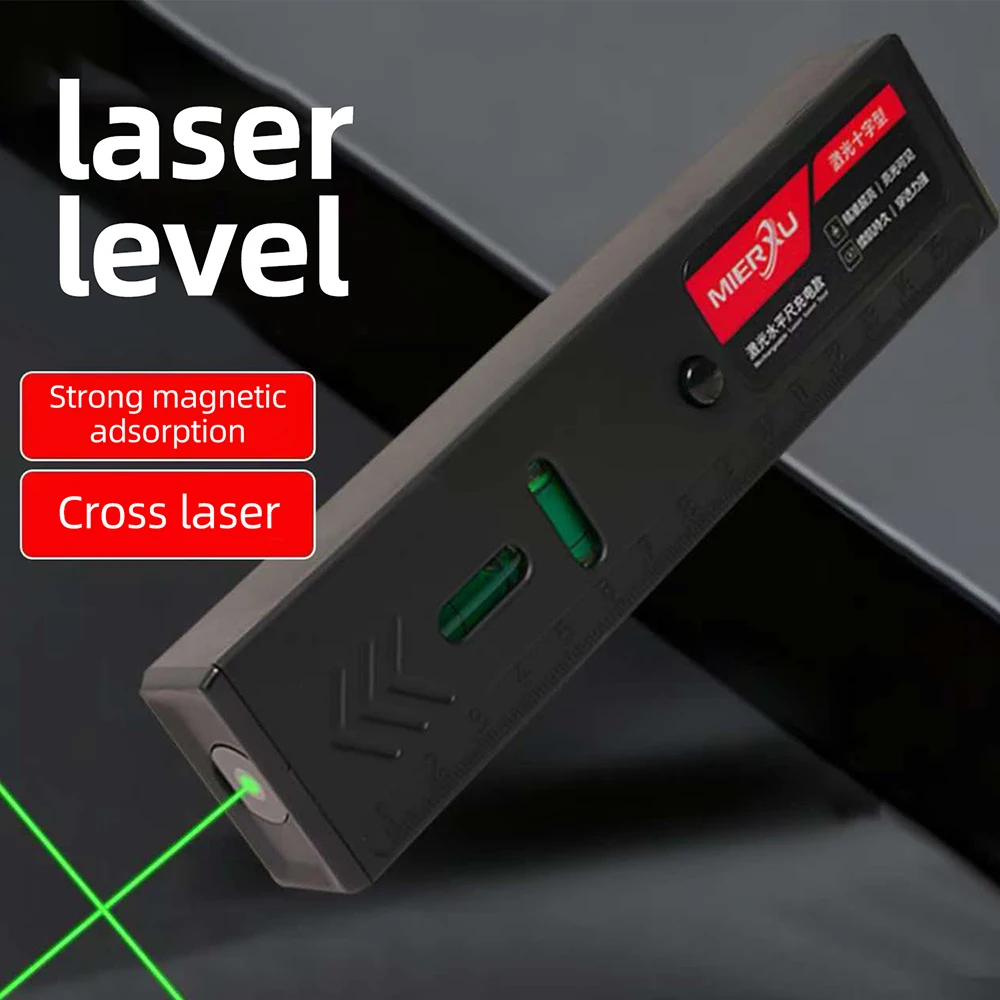 DC 5V Kreuzlaser mit Magnet auf der Rückseite, hochpräzises Nivellierwerkzeug, Typ-C wiederaufladbar, für Fliesenverlegung, Holzbearbeitung und Dekoration – Detail 1