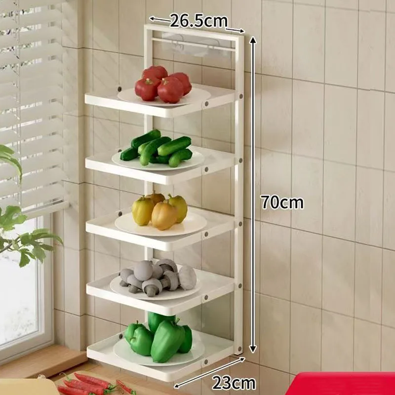 

Складной кухонный многофункциональный поднос для хранения, скрытый угловой органайзер для овощей и фруктов, посуда для эффективного использования