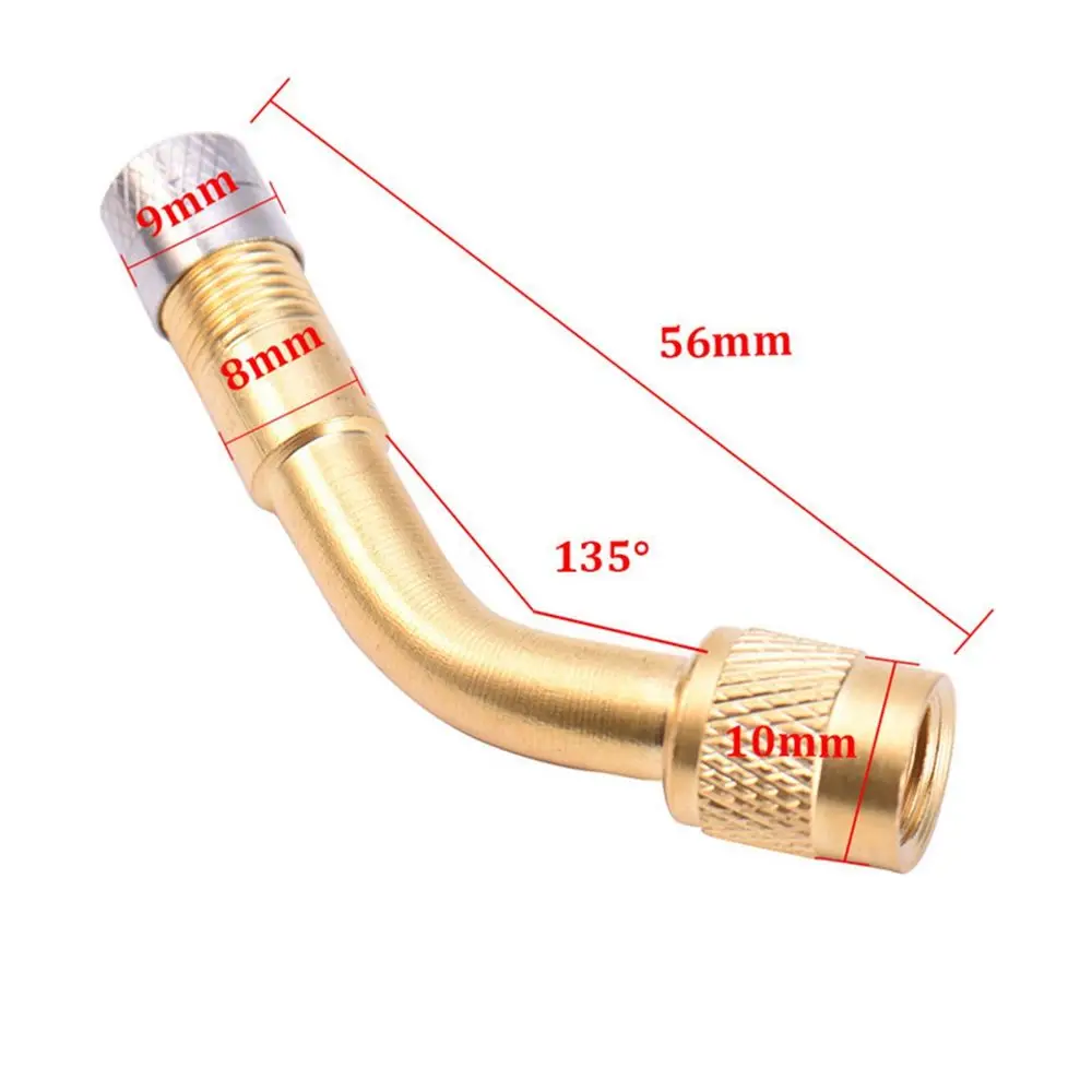 

1/2pcs Hot 45/90/135 Degree Truck Motorcycle Adapter for Car Cycling Accessories Valve Extension Stem Air Tyre Valves