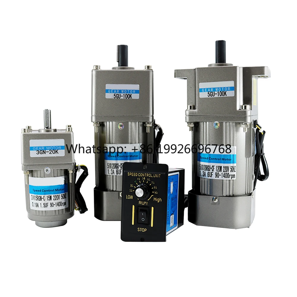 

Электродвигатель переменного тока 250 Вт, 110 В, с малым редуктором, для тестомеса и этикетировочной машины