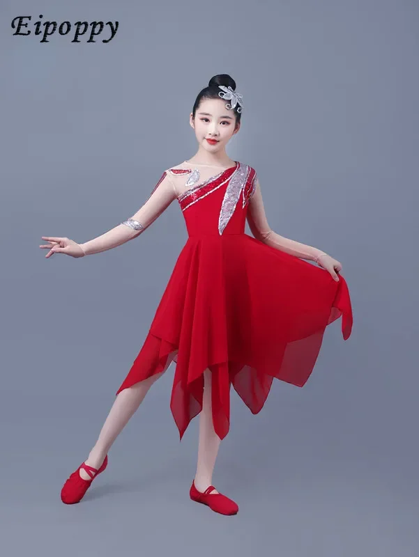 Performance costumes, girls' gauze skirts, classical dance performance costumes