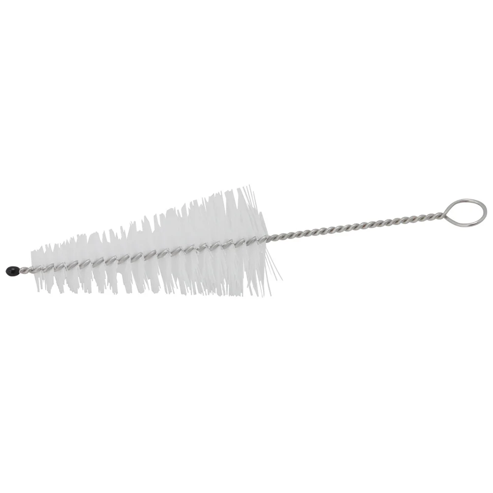 Records Small Mouthpiece Cleaning Brush Natural Bristle White Stem Soft Trumpet for Bottle Cleaner