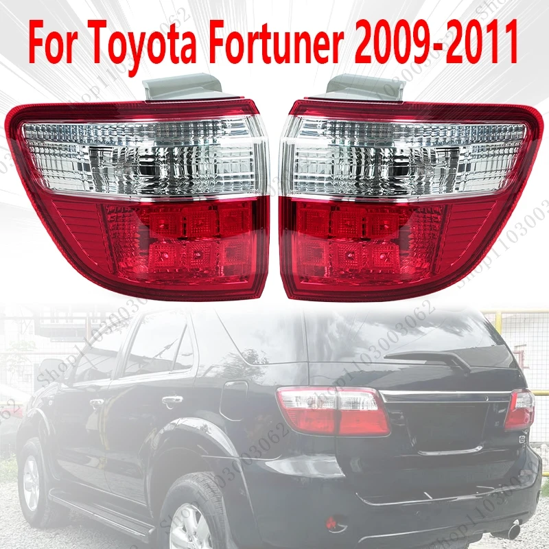 Tail Lights For Toyota Fortuner 2009 2010 2011 Auto LED Rear Bumper Headlights Assembly Daytime Running Light Turn Signal