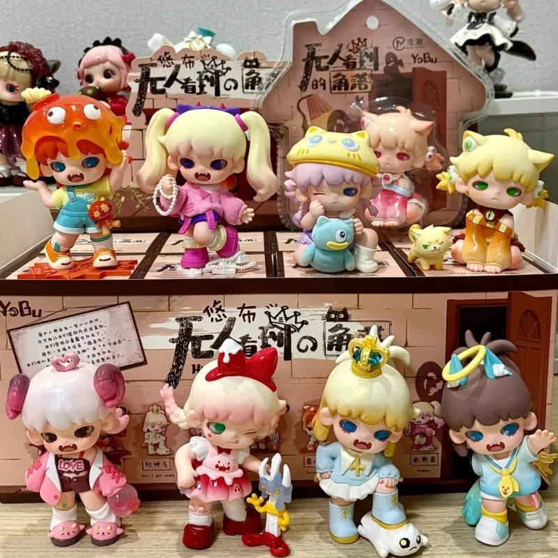 

Geniune Yobu Blind Box V3 Hidden Corner Series Mystery Boxes Desktop Ornaments Kawaii Anime Action Figures Model Grils Gifts