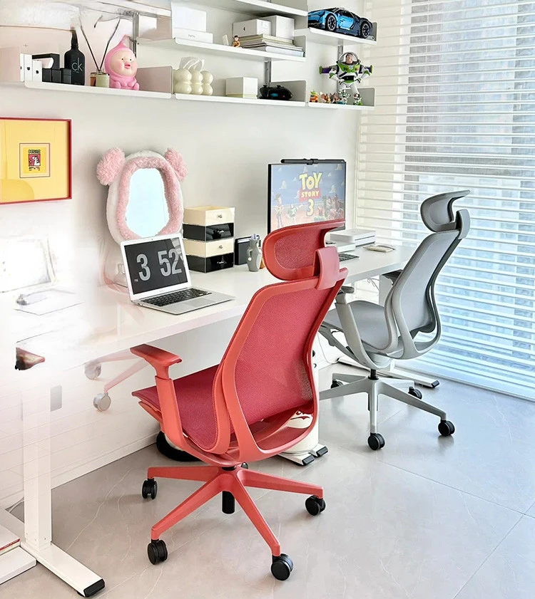 Sedentary comfortable breathable light luxury computer chair