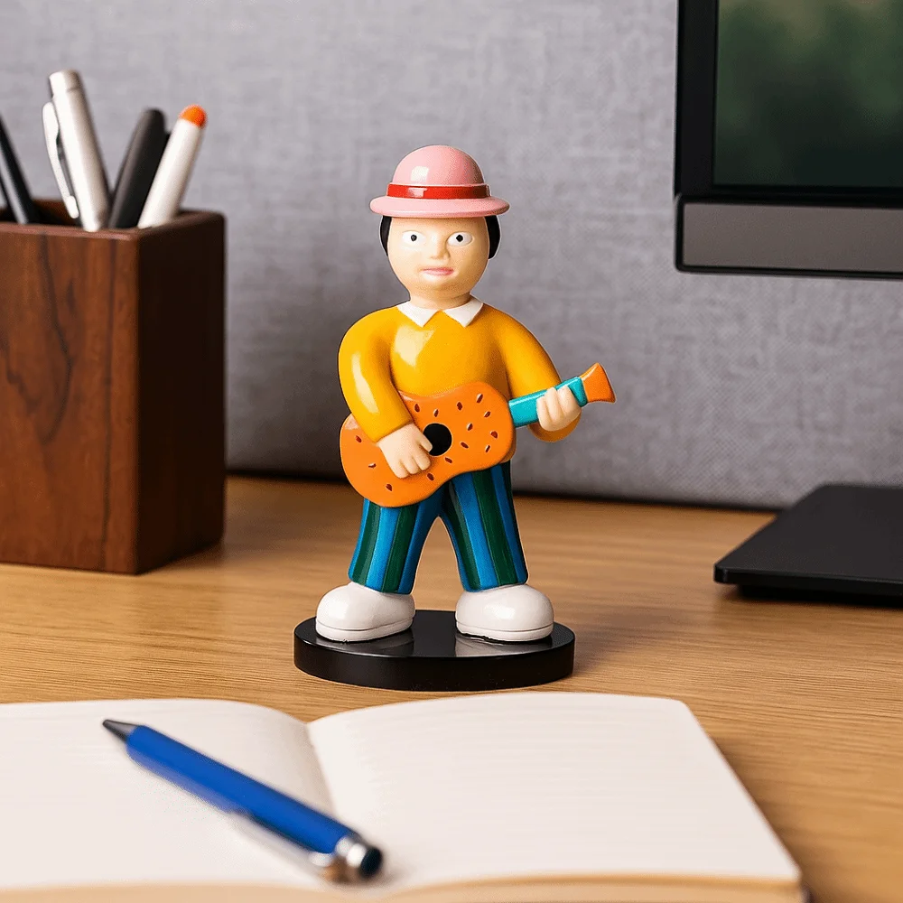 

Rural Characters Funny Character Statue Decoration Handmade Resin Crafts Sculpture Display Collectible Funny Dolls Ornament