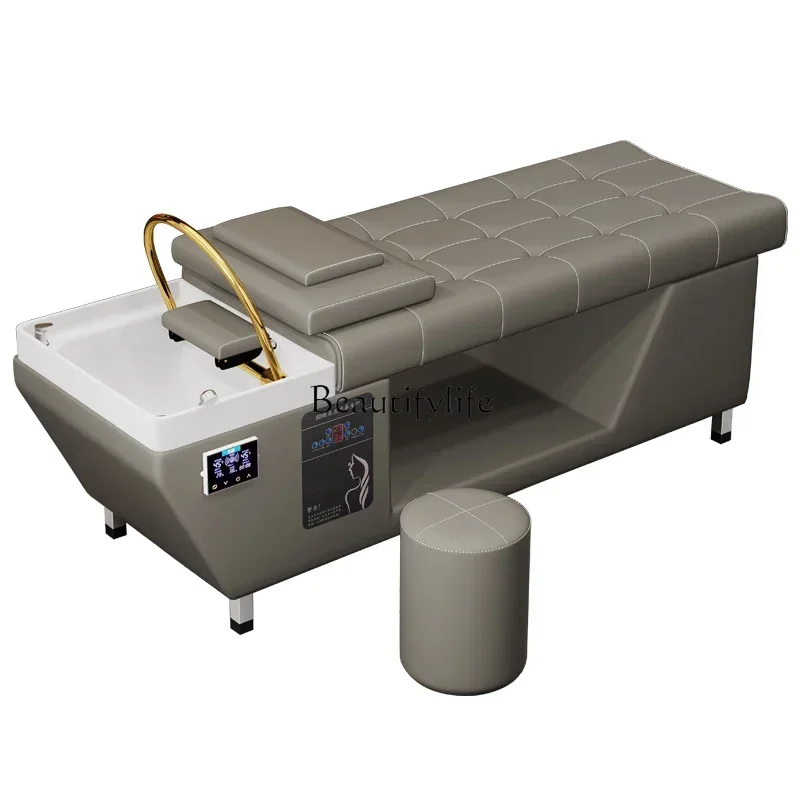 

LXHair salon Shampoo bed with water heater Flush beauty salon Thai face bed