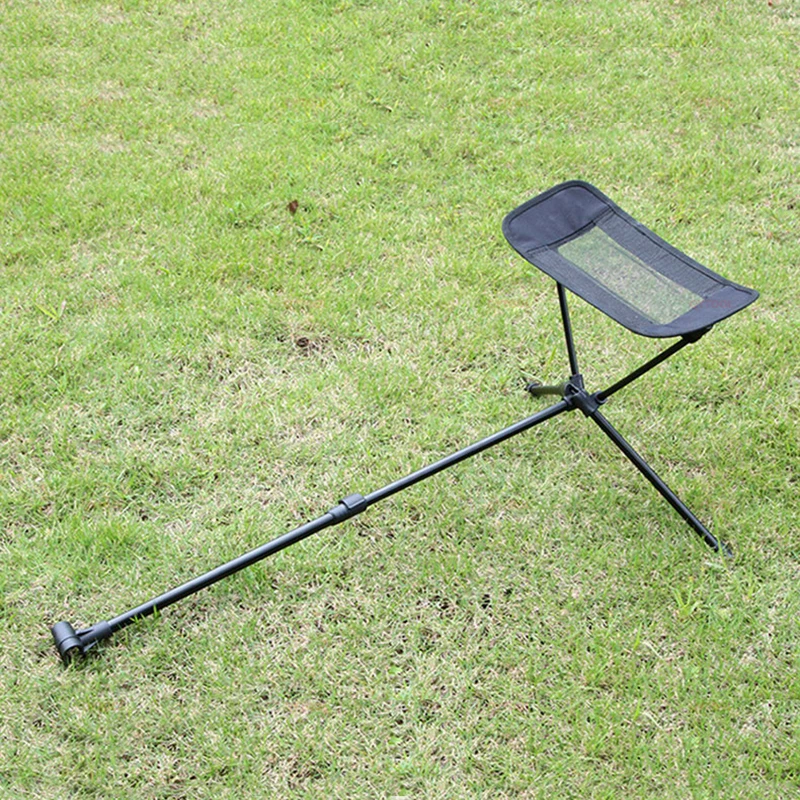 

Extendable Thickened Aluminum Alloy Portable Foldable Footrest for Camping Chair Collapsible Comfortable Moon Chair Footstool