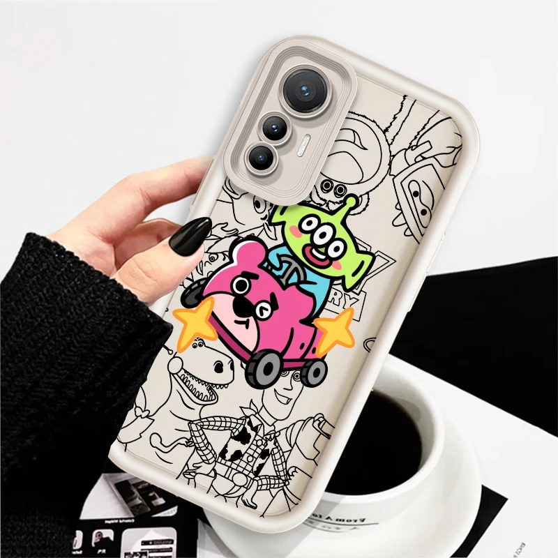 Toy Story Cartoon Anime For Xiaomi Mi 15 14 14T 13T 13 12 12S 12T 11i 11X 9T Pro Lite 5G Eye Ladder Soft TPU Phone Case Back