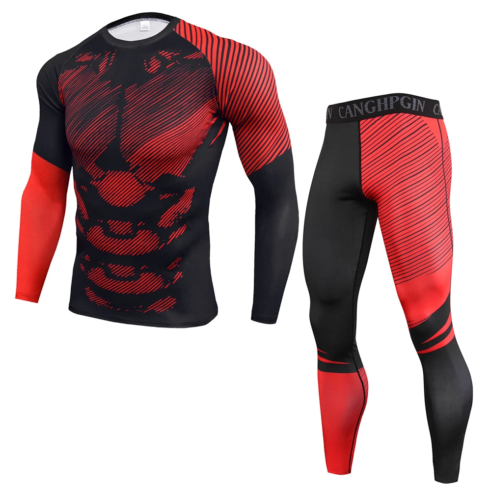 GEJINIDI Men Thermal Underwear Set For Male Cotton Winter Long Johns Keep Warm Suit Inner Wear Merino Clothing thermo Plus Size