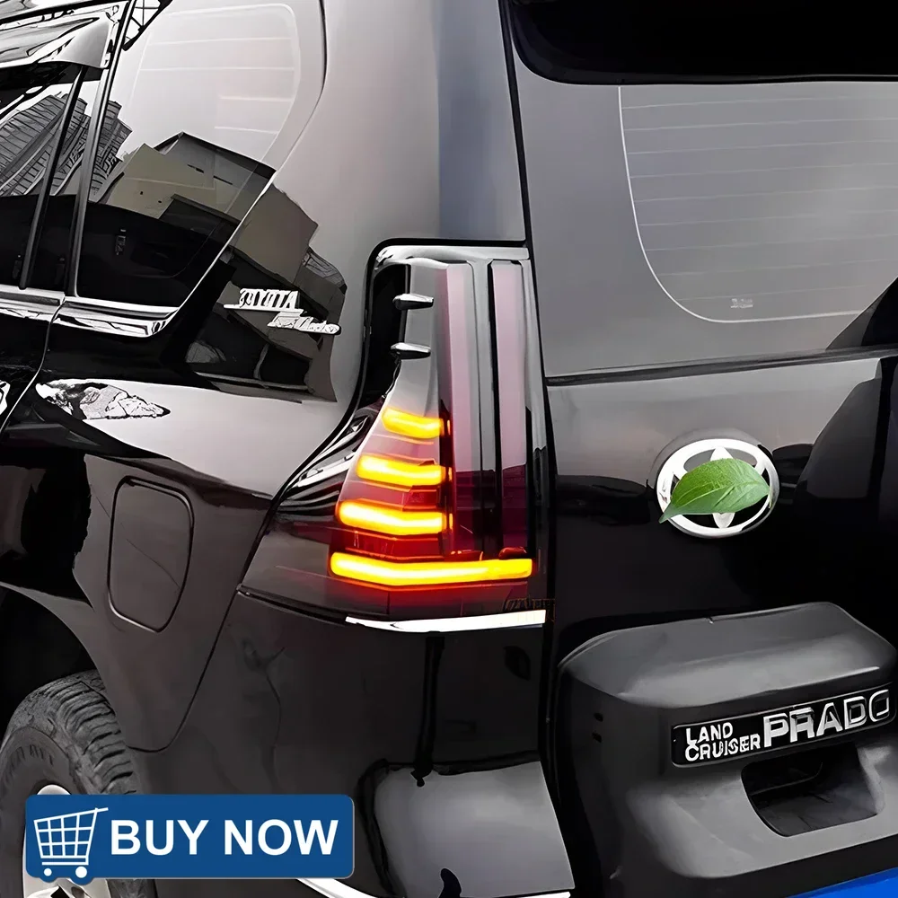 

Для Toyota Prado 2010-2023 автомобильный задний фонарь в сборе, обновленная высокая конфигурация, светодиодные автоматические задние фонари, Лидер продаж, аксессуары, инструмент
