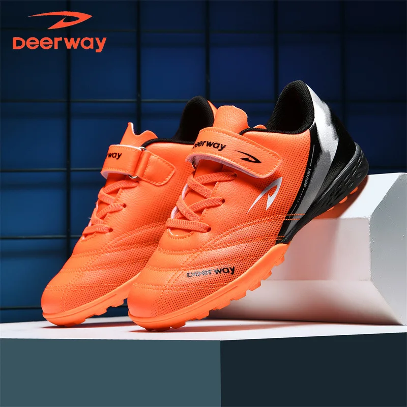 

New Breathable Leather Soccer Shoes for Youth Fashion Casual Design Anti Slip Outdoor Training Football Footwear