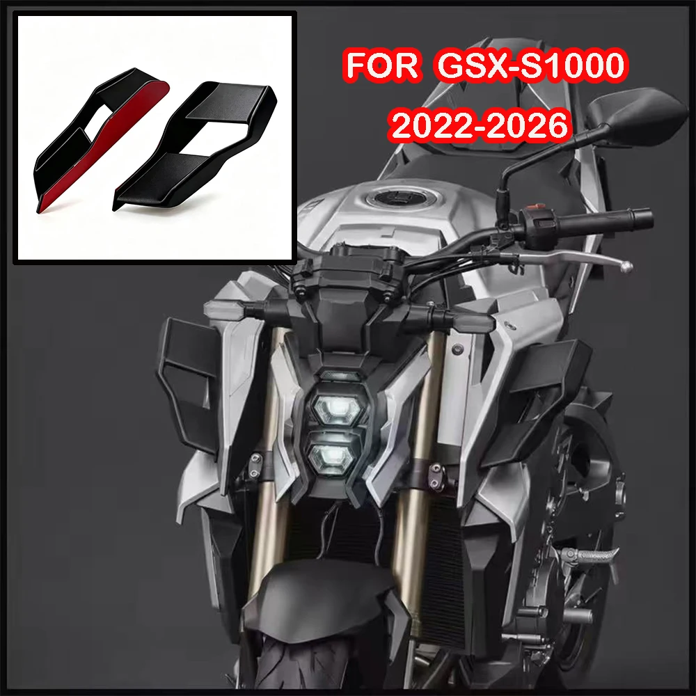 NEW GSXS1000 WINGLETKIT For GSX-S1000 2022 2023 2024 2025 2026 Motorcycle Accessories Fixed Wing Fixed Winglet