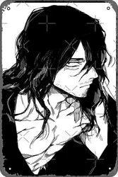 8 X 12 Metal Signs - Shouta Aizawa MHA Vintage Look Metal Tin Poster