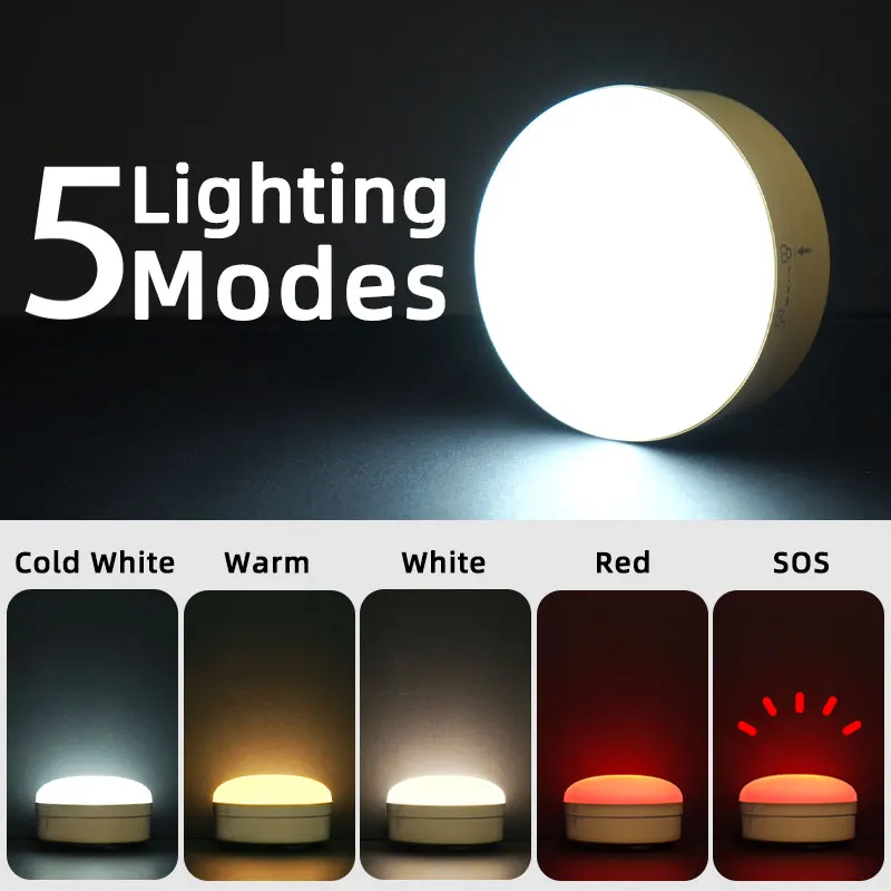 MOSLIGHTING Portable Mini Camping Lanterns Lithium Battery 5 Colors Dimmable Tent Light Outdoor Flashlight Emergency Work Lamp