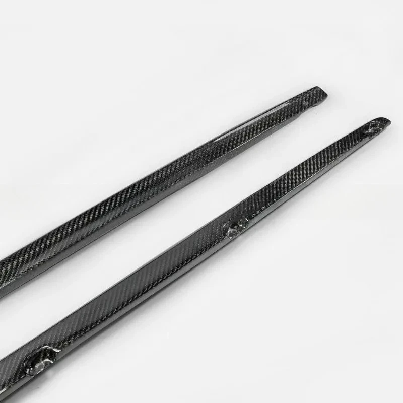 SAAR مناسبة لنيسان 370Z ألياف الكربون تعديل الجانب أجزاء شيطان Z34 تنورة السيارة المحيطة الصغيرة اللوحة السفلية S #1