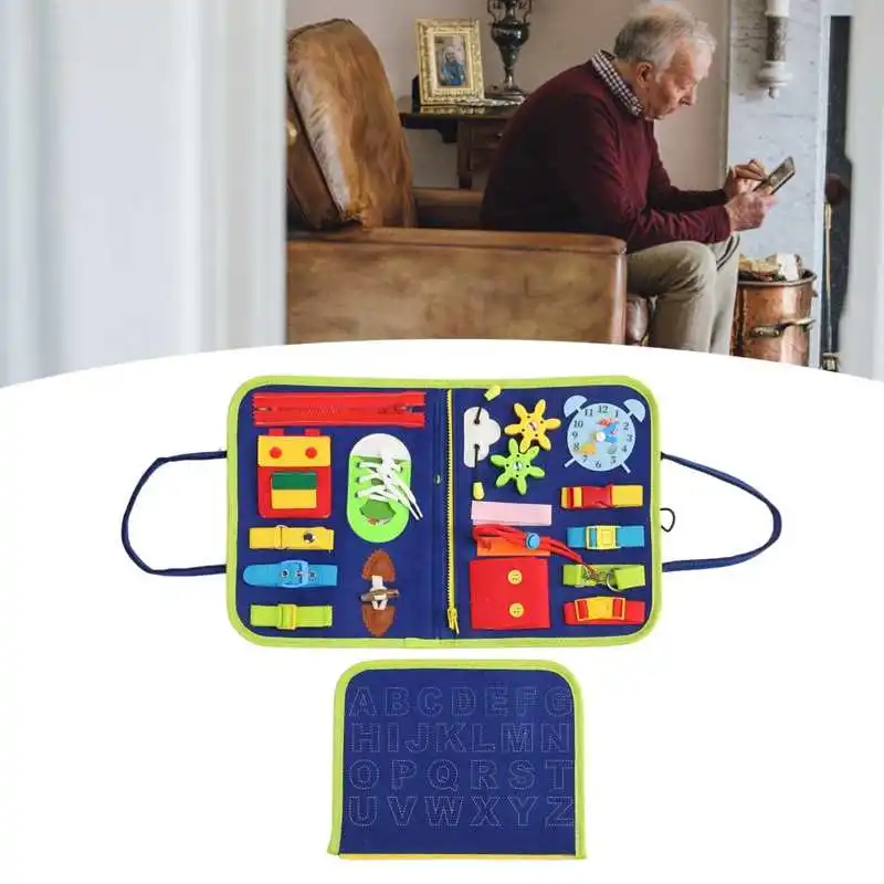 Juguete sensorial para pacientes de edad avanzada, manta para aliviar la ansiedad y la presión, tela para el cuidado de la salud