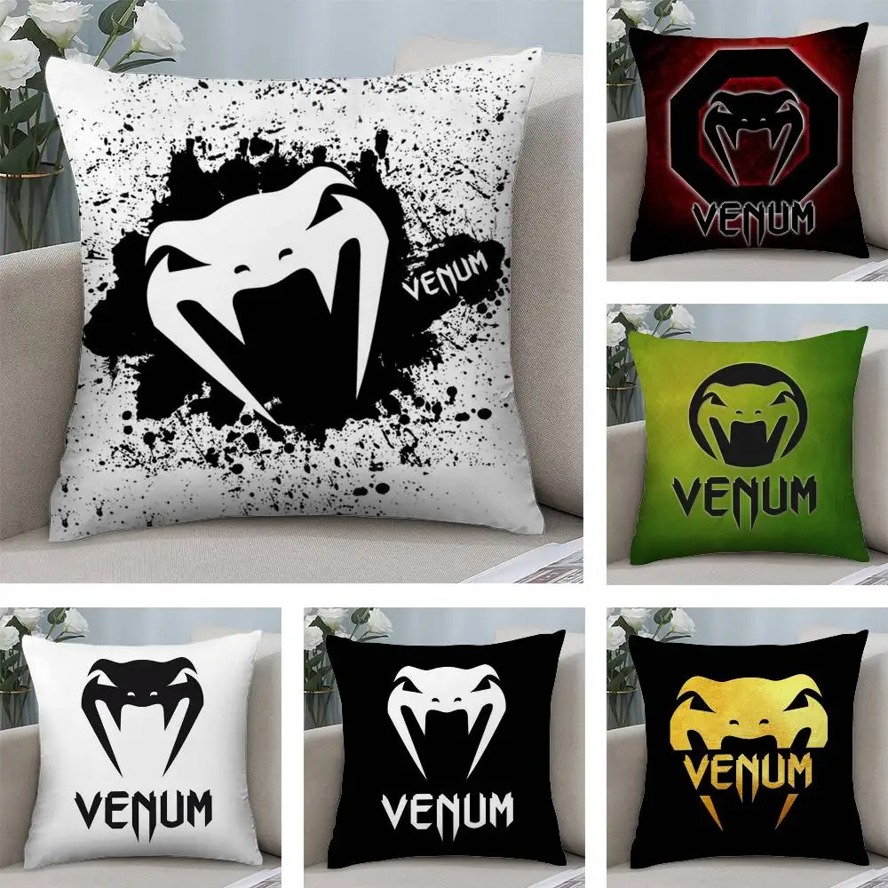 Luxury Cool V-Venum Pillow Case Plush Fabric Soft Double Sided Print Sofa Cushion Cover Throw Pillow Covers