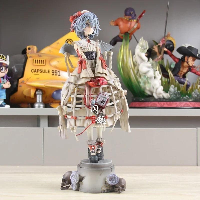 

Touhou Project Remilia Scarlet Collectible Anime Figure Short Hair Girl Model Statue Desktop Decor Toy Collection Gift For Fans
