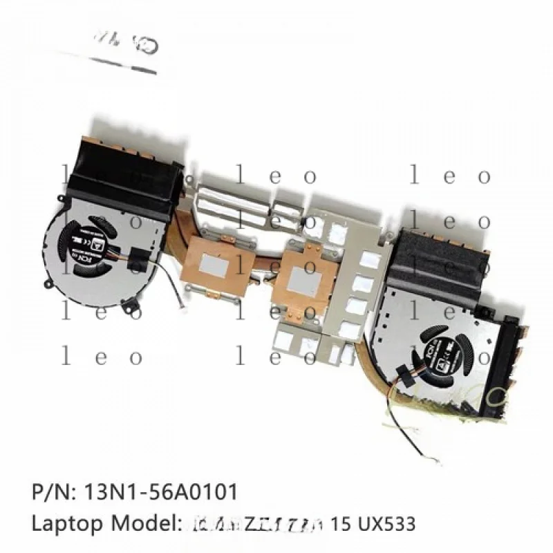 CC  New 13N1-56A0101 For ASUS Zenbook 15 UX533 CPU Cooling Fan Heatsink Cooler