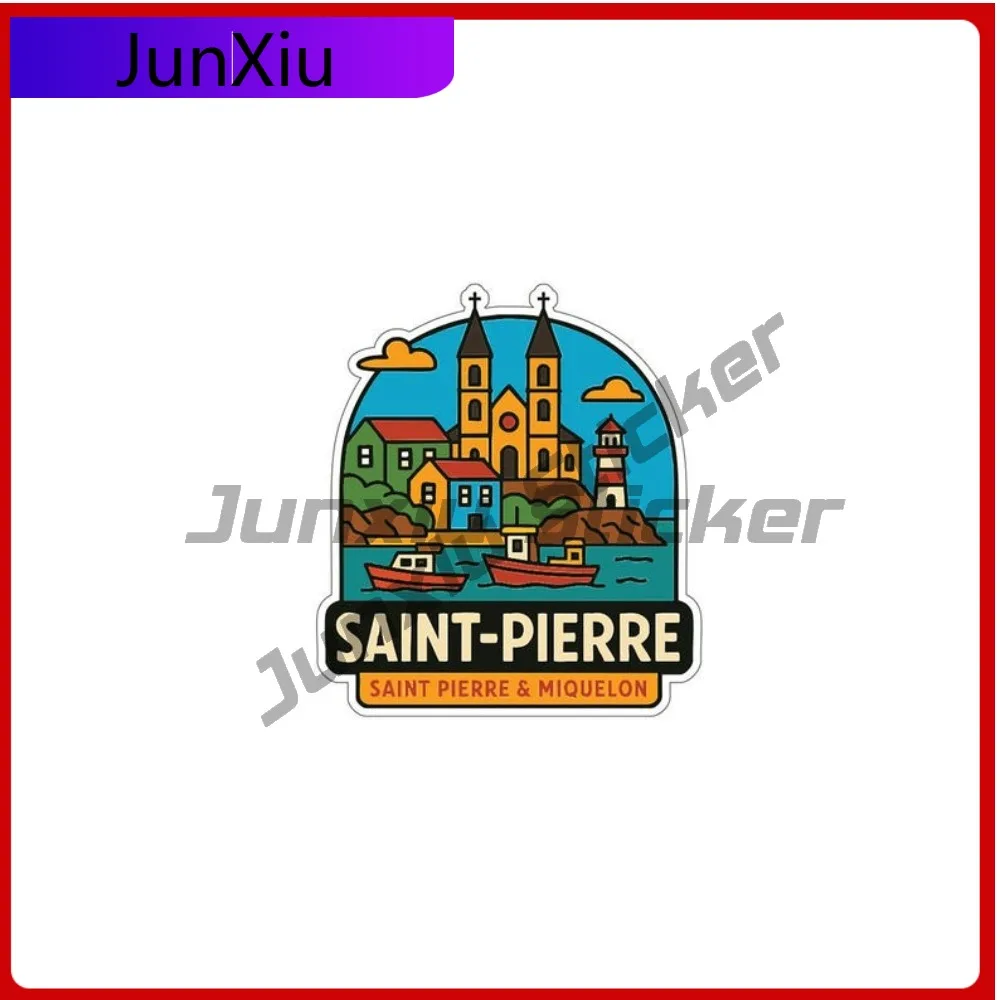 

Saint-pierre Saint Pierre And Miquelon City Sticker Accessories Motocross Windshield Guitar Suv Phone Vinyl Decal Decorative Adv