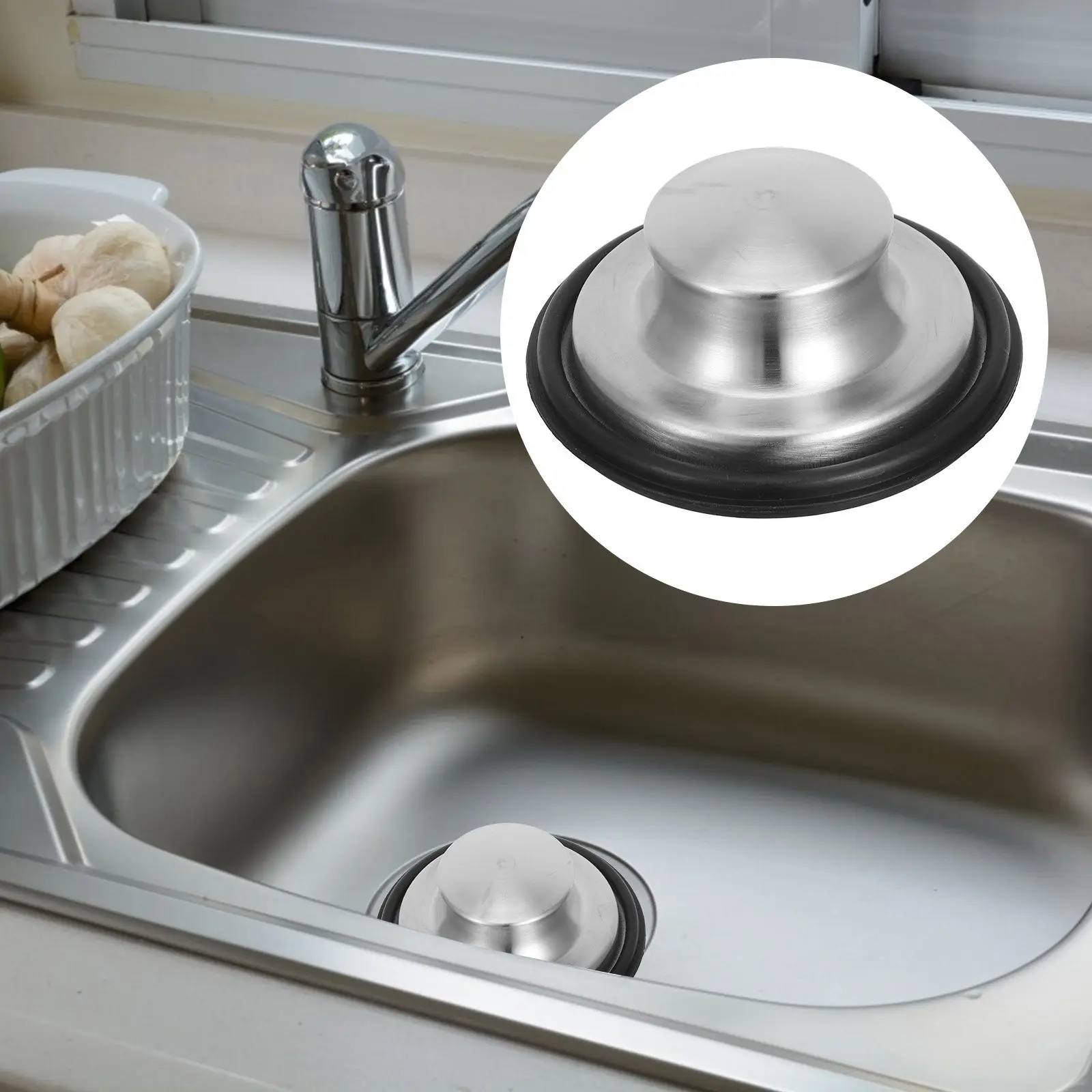 

Kitchen Sink Stopper Rubber Garbage Disposal Cover Easy Insert Remove Secure Fit Drain Plug Kitchen Sink Drain Cleaner