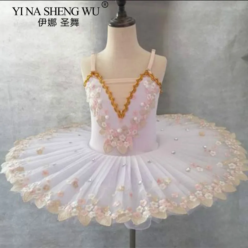 

Балетная юбка-пачка для балерины в блинном стиле для детей, девочек, женский танцевальный костюм, мягкое удобное балетное платье