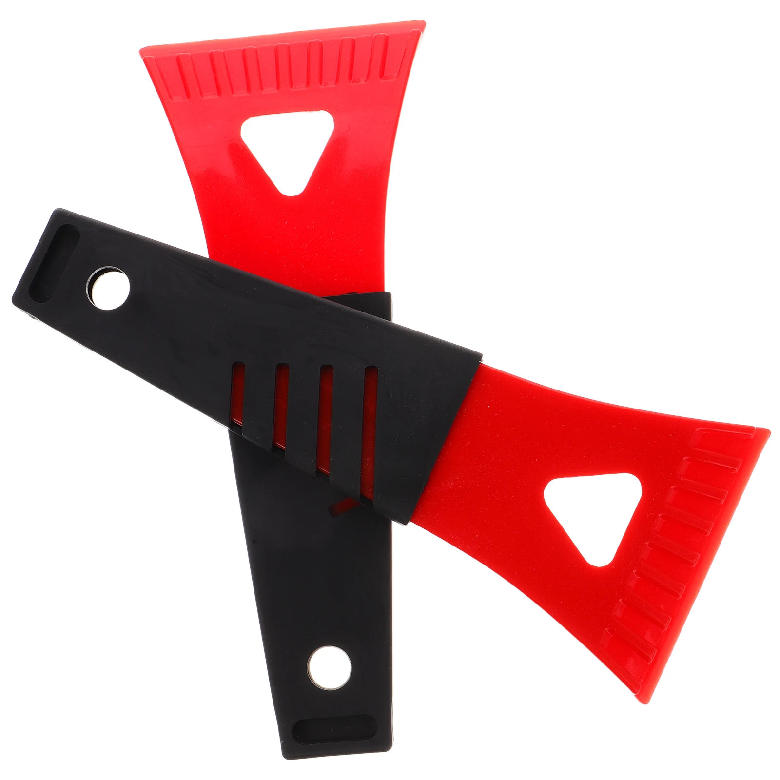 

2Pcs Mini Plastic Ice Scraper Lightweight Compact Car Snow Removal Tool Windshield Scraper Kitchen Defrost Accessory